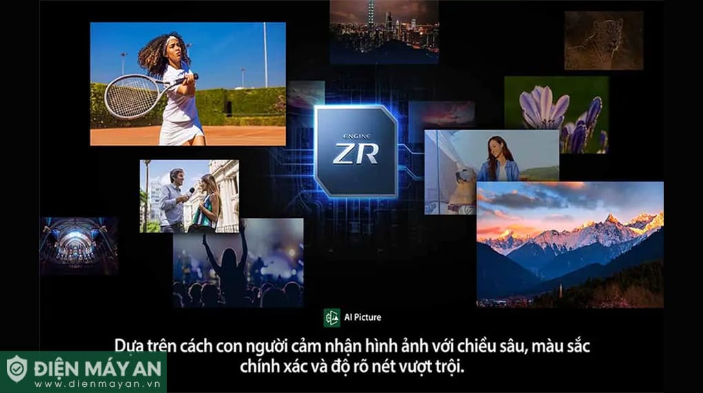 Smart Tivi QLED Toshiba AI 4K 55 inch 55M450RP